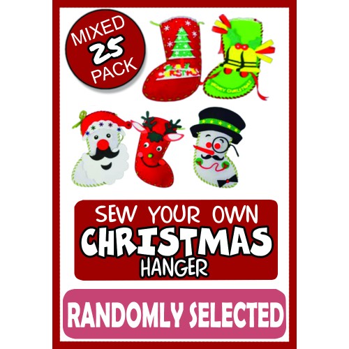 XMAS Sew a Hanger - 25 Pack XMAS Sew a Hanger - 25 Pack