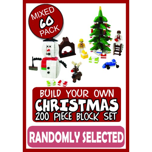 XMAS 200 Piece Block Set - 60 Pack XMAS 200 Piece Block Set - 60 Pack