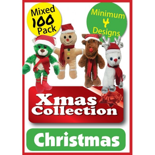 Xmas Bears - 100 Pack Xmas Bears - 100 Pack