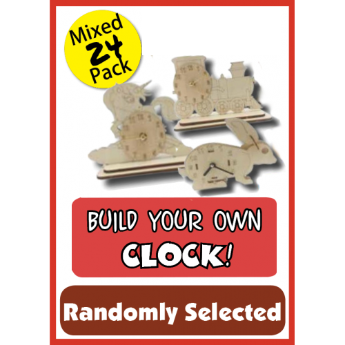 Build Your Own Clock - 24 Pack Build Your Own Clock - 24 Pack