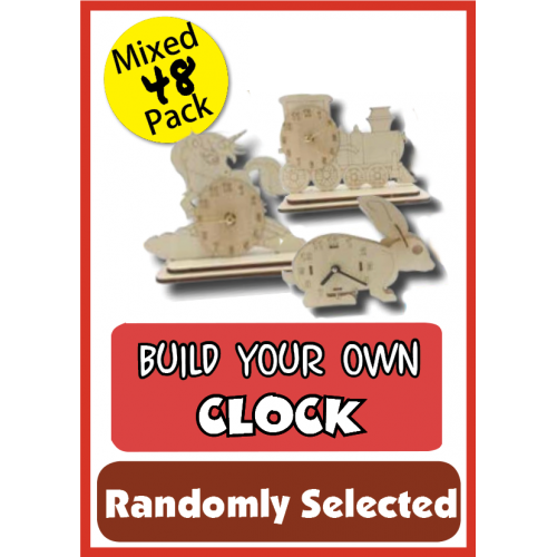 Build Your Own Clock - 48 Pack Build Your Own Clock - 48 Pack