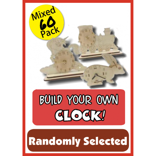 Build Your Own Clock - 60 Pack Build Your Own Clock - 60 Pack