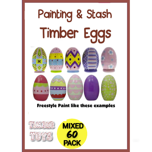 Timber Eggs - 60 Pack Timber Eggs - 60 Pack